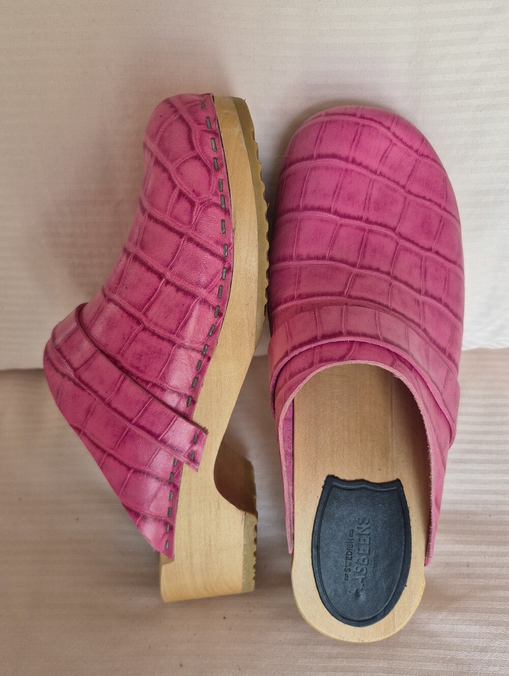 Swedish Hasbeens Clogs Womens  39